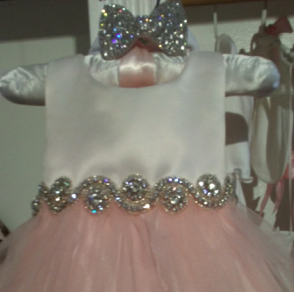 French Pink tulle dress